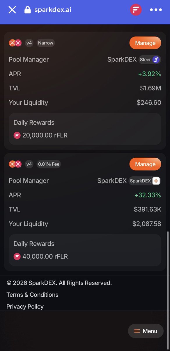 ChunchunSisters's tweet photo. 🤔1weekで幾ら増えたの?
➔XRPとFLRの価格差がぁるので
現価格で換算
供給量stXRP+FXRP=1685
×219円/XRP=369,015円
1w報酬rFLR=531.27
×1.45円/FLR=770.34円
🎁0.021%/w➔10.95%/Y
(現時点の率です=価格変動で増減します)
直近1wの両VaultのAPRゎ同等で推移…続
#XRPArmy🚀#XRPFi🫶#FlareNetwork https://t.co/GPzl9N5bp5