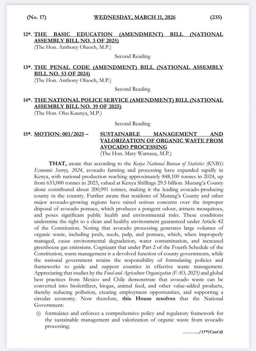 National Assembly KE tweet media