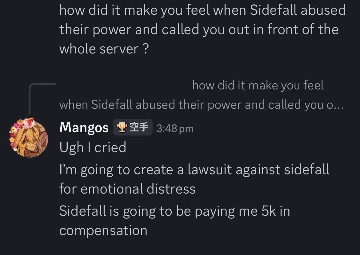sidefall updates tweet media