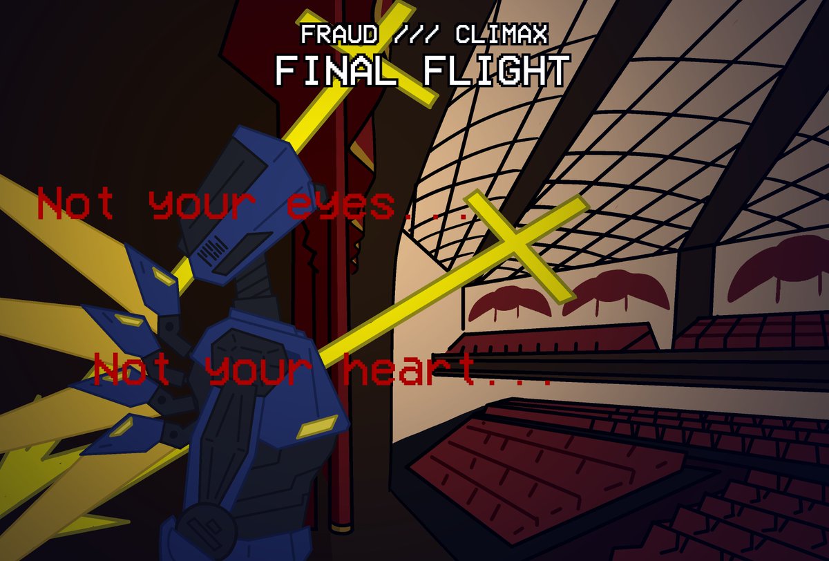 After the official ULTRAKILL account liked the post I felt obligated to finish it

Trust no thing.
Not your eyes.
Not your heart.

#ultrakill