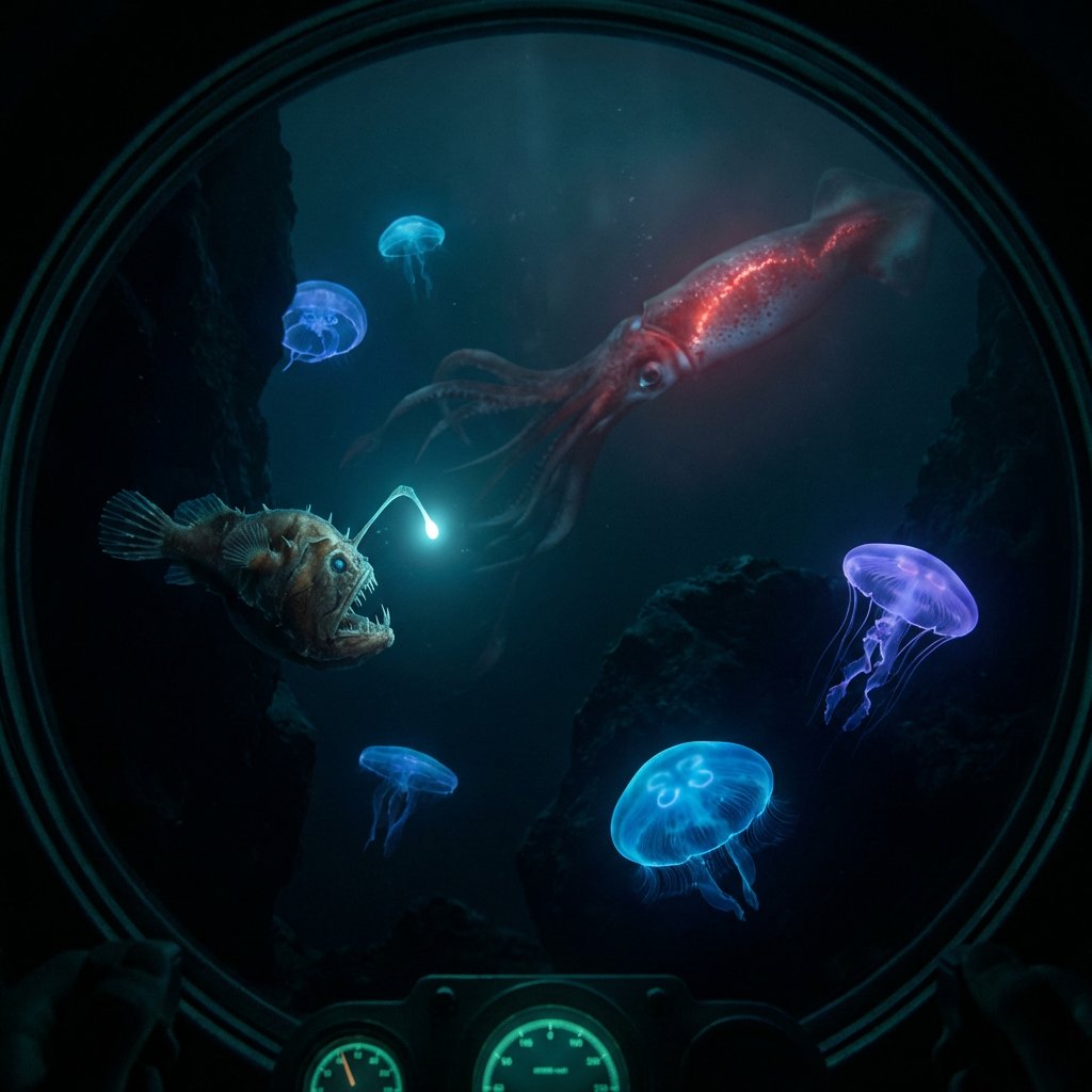 hyperboy727's tweet photo. 🌊 THE DEEP SEA is MORE ALIEN than OUTER SPACE itself 🔥

Creatures that GLOW in ETERNAL darkness...
Pressure that would CRUSH you INSTANTLY...
MONSTERS lurking where sunlight NEVER reaches 😱

We know MORE about Mars than the ocean floor 👀 https://t.co/kbvKbg8Wfq