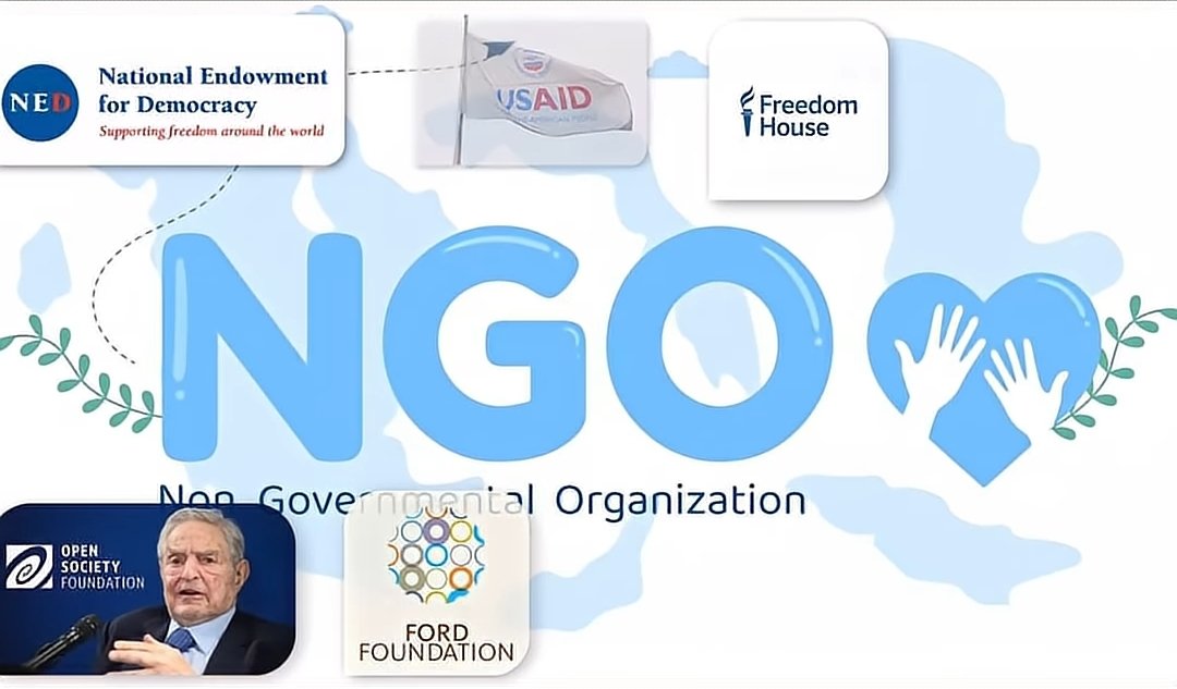 Drabhi_11's tweet image. दोस्तों, हर राजनीतिक उथल-पुथल या “क्रांति” के पीछे एक NGO जरूर होता है। 

खासकर वो जो विदेशी फंडिंग से चलते हैं। हम बार-बार देखते हैं – NED, USAID, Freedom House, Open Society Foundation, Ford Foundation।

 ये repeat players हमेशा direct या indirect रूप से जुड़े रहते हैं।