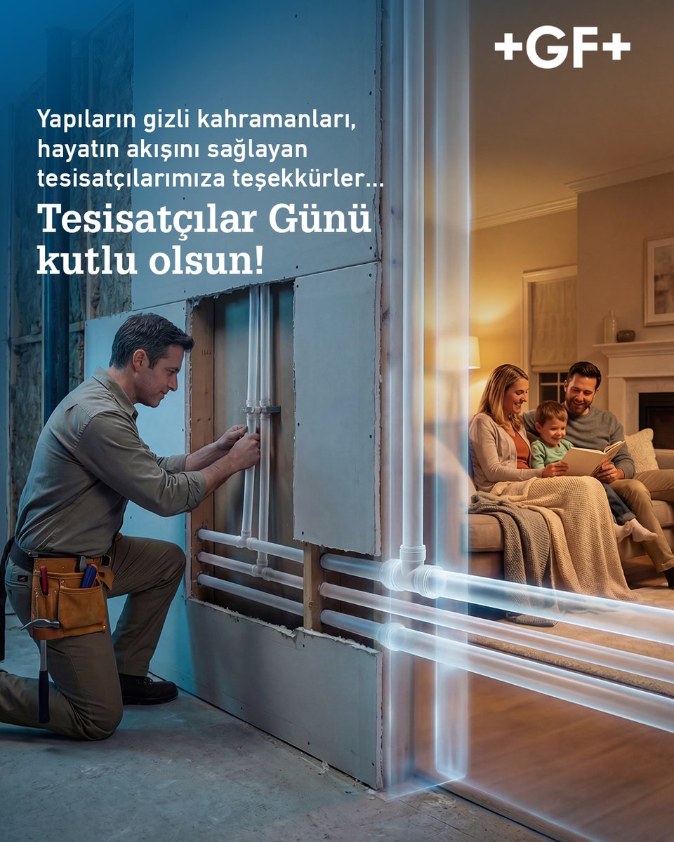 Hayatın her alanında konforun, sağlığın ve güvenliğin temelinde onların emeği var. 🔧💧
Evlerimizde, ofislerimizde ve dev projelerde suyun akışına yön veren, altyapıyı sanat gibi işleyen tüm tesisatçıların 11 Mart Dünya Tesisatçılar Günü kutlu olsun!

#GF #GeorgFischer