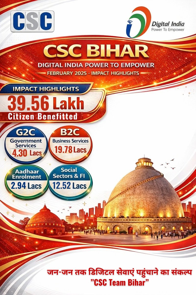 CSC Bihar tweet media