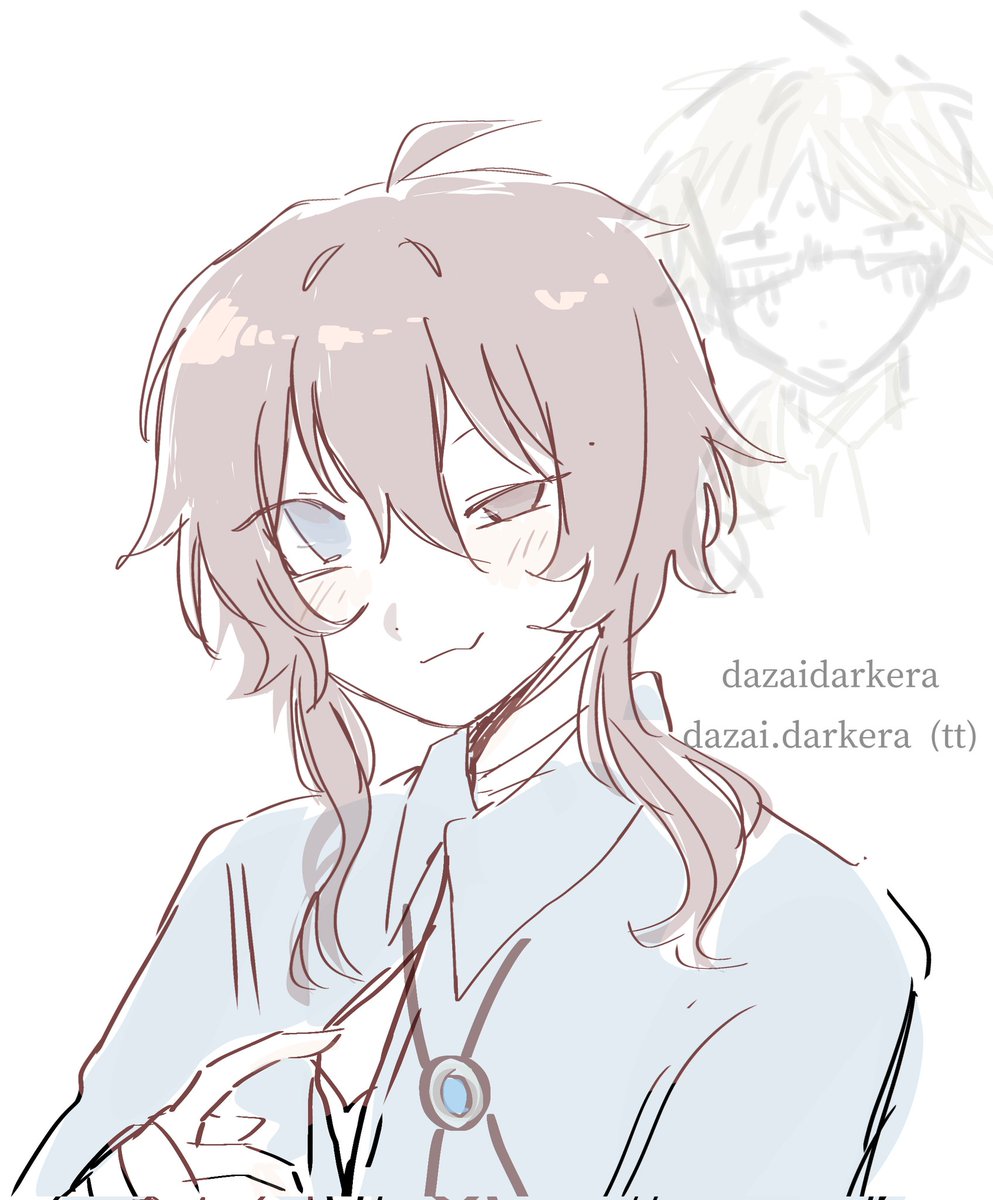 yuri is when dazai flashes kunikida (kunikida is. also a . girl. i dont rlly have fem designs for these guys LMFAO ok i do for dazai but i dont put thought into it)