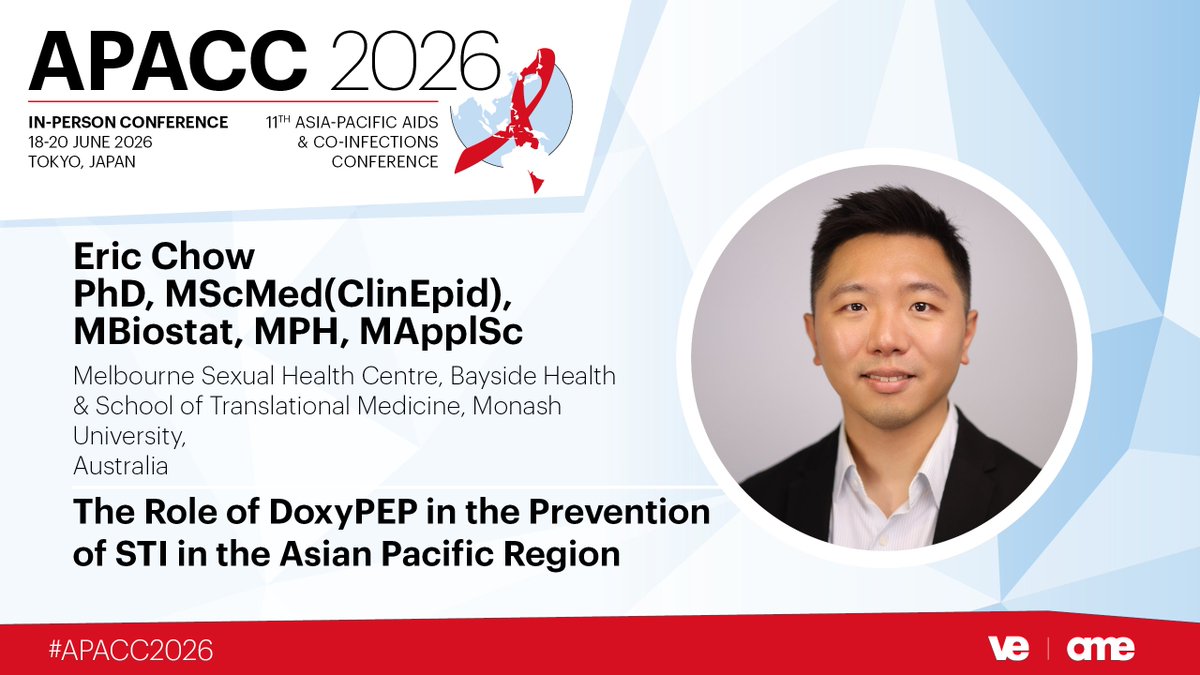 Academic_MedEdu's tweet photo. Join us at #APACC2026 in Tokyo!

Discover the latest in #HIVcare, prevention &amp; research — from novel ARVs to digital health &amp; mental health integration.

Register by 14 April and take advantage of a reduced rate: https://t.co/IcL4Av5mHW https://t.co/WvbEPyQvQF