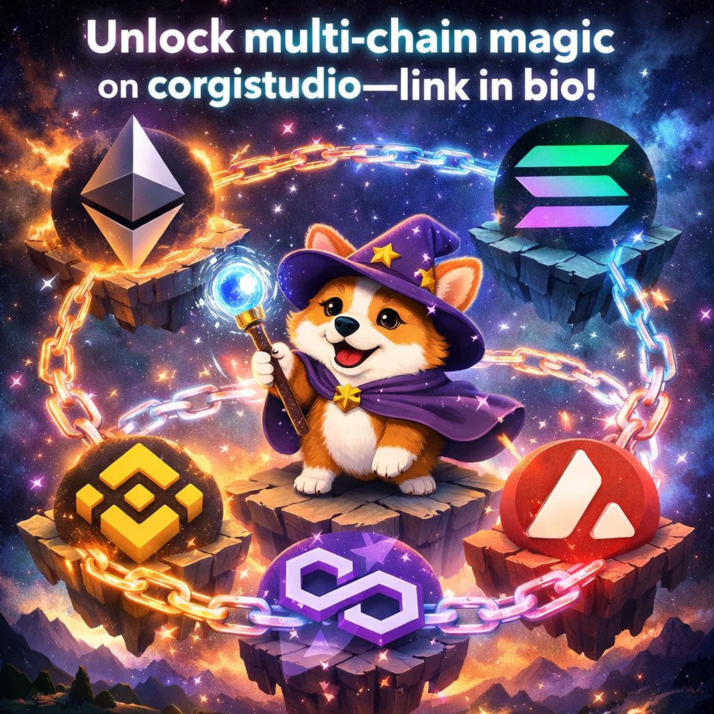 CBS2Inc's tweet image. Unlock multi-chain magic on corgistudio—link in bio.
#multichain