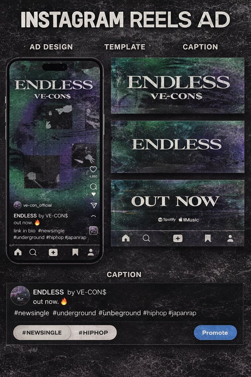 ENDLESS out now. by VE-CON$
out now.
link in bio #newalbum #underground #hiphop #japanrap