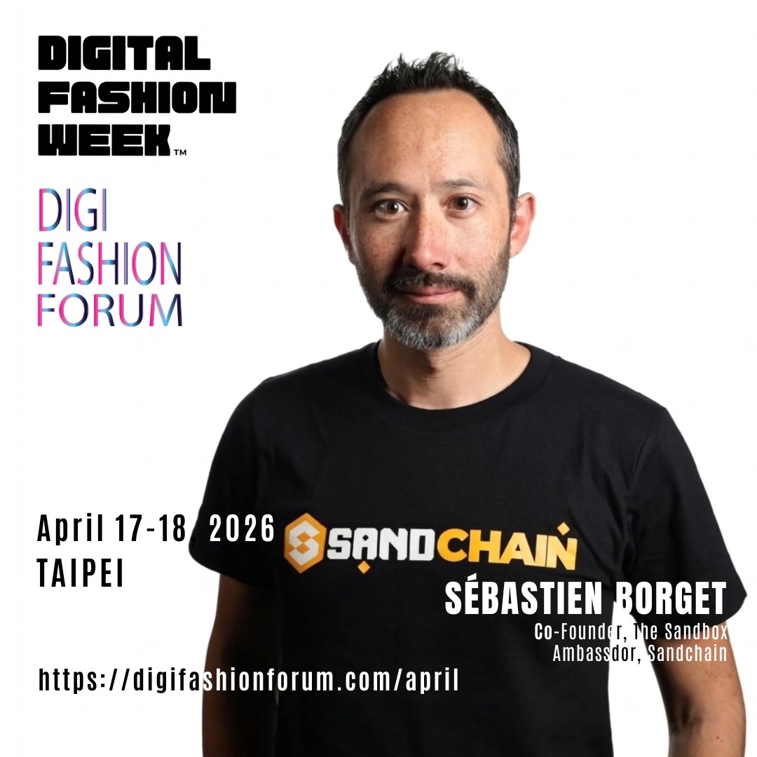 DigiFashForum's tweet photo. 🚀 We are thrilled to introduce the expert speakers @BORGETSebastien, Co-founder of @thesandboxch , Sebastien will be sharing his expertise as ‘Redefine the Fashion Retail Experience'. Don't miss out! https://t.co/LZ0UaeSQlB 

#CreatorEconomy #blockchain #digitalfashion #gaming https://t.co/pzLVphAT1K