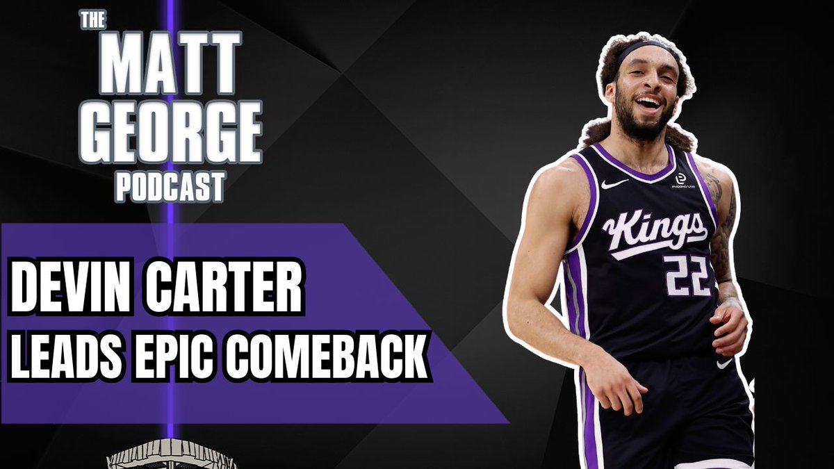 MattGeorgeSAC's tweet image. 👑NEW MGP EPISODE👑

🏀Devin Carter leads Kings to comeback win vs Pacers.
🏀Kings fall out of top draft lottery spot.
🏀Doug Christie talks about tanking.

🖥️youtu.be/ojiBOHDC3LY