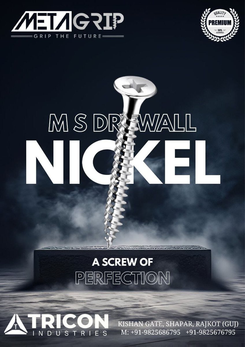OM Media 

Dealers &amp; Distributors Enquiries Solicited

TRICON INDUSTRIES
   
Contact : +91 9825686795

For enquiry via whatsapp click bit.ly/_HF_9825686795

E-mail : TRICONINDUSTRIES09@GMAIL.COM

TELEGRAM : t.me/OMPhardwaregro…

 channel on WhatsApp: whatsapp.com/channel/0029Vb…