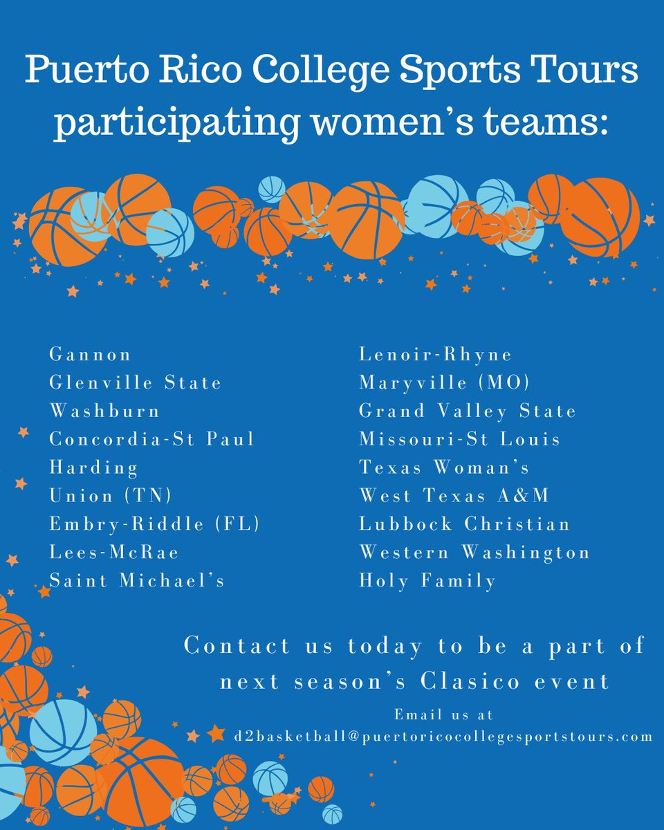 Puerto Rico College Sports Tours tweet media