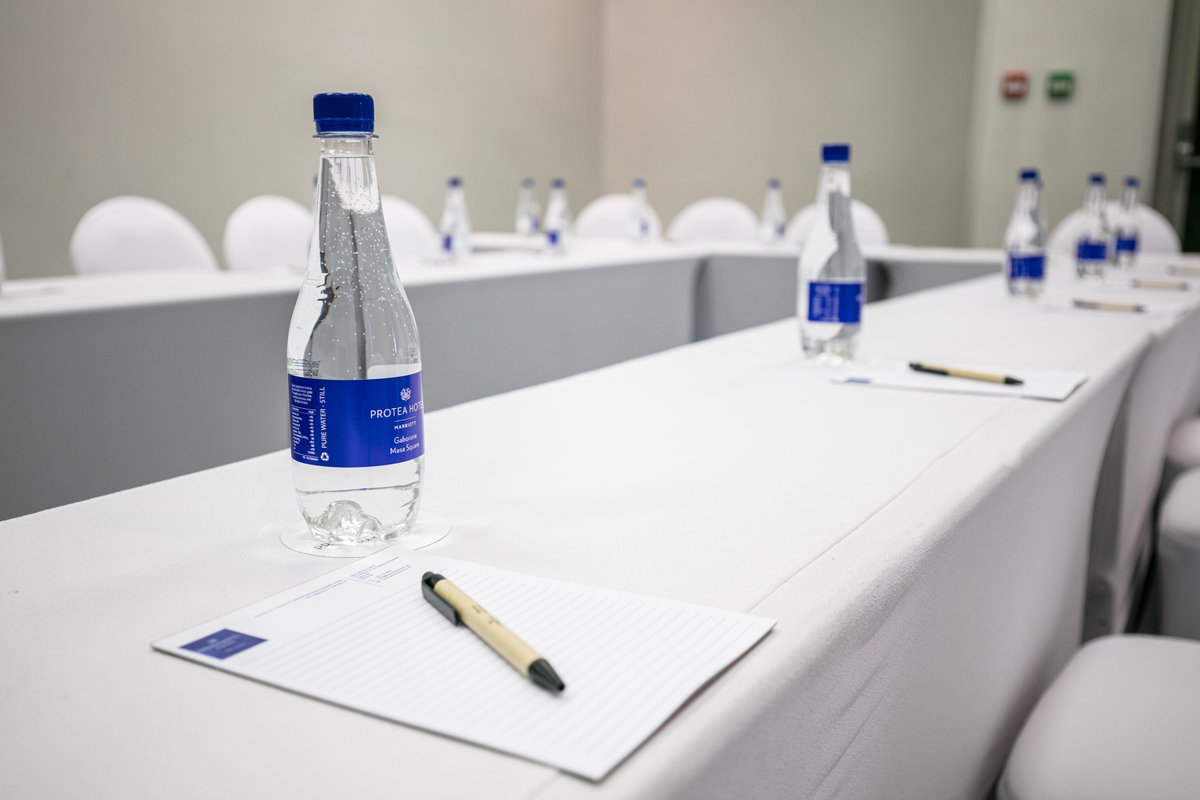 ProteaMasa's tweet photo. At Protea Hotel By Marriott Gaborone Masa Square, we provide world-class conference facilities equipped with everything your team needs to meet, plan and achieve.

#CorporateEvents
#BoardroomMeetings
#ProteaHotels
#CBD

For Bookings call 3159954
info@masasquarehotel.com https://t.co/HbfdUs2TVJ