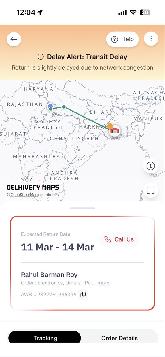 Rift_Raizer's tweet photo. the worst delivery service ever first your delivery partner denied to deliver the product the given addres now this,it was soppose to be return on 9th march and now its 11th march still no update @delhivery im going to consumer court for this fix this today Asap @jagograhakjago https://t.co/ifgOFmf59O