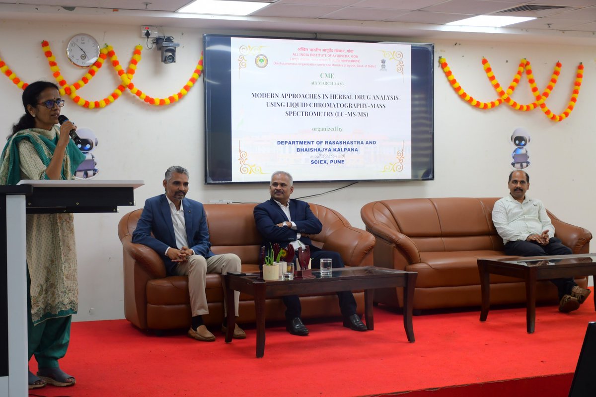 All India Institute of Ayurveda, Goa tweet media