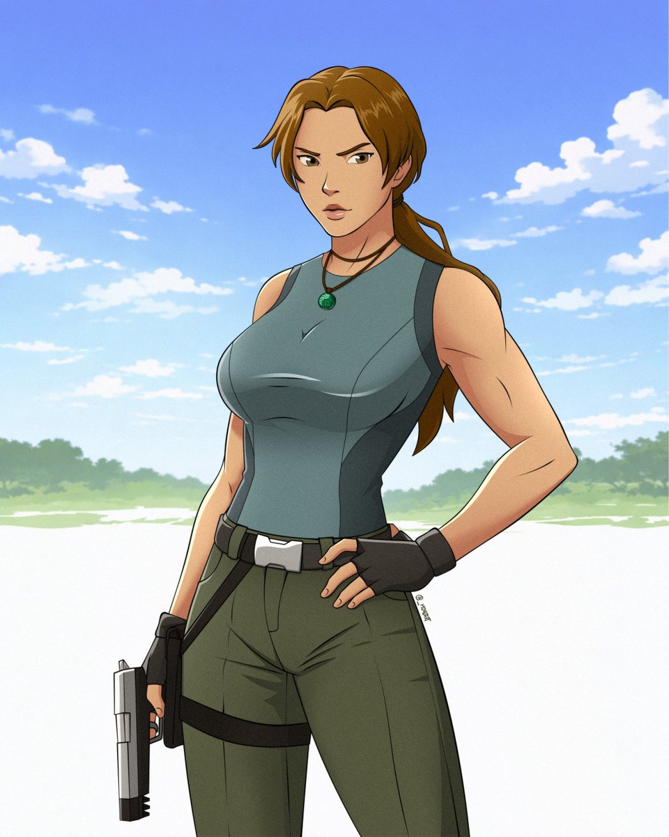monj_art's tweet photo. Fan art of Lara Croft from the Tomb Raider series 🗡️🎮 @tombraider

#fanart #laracroft #tombraider #digitalart #characterart #celshading #stylizedart #gameart #illustration #artistsoninstagram #commissionart #openforcommissions #digitalillustration #gamingart https://t.co/qQxF7AwrwH