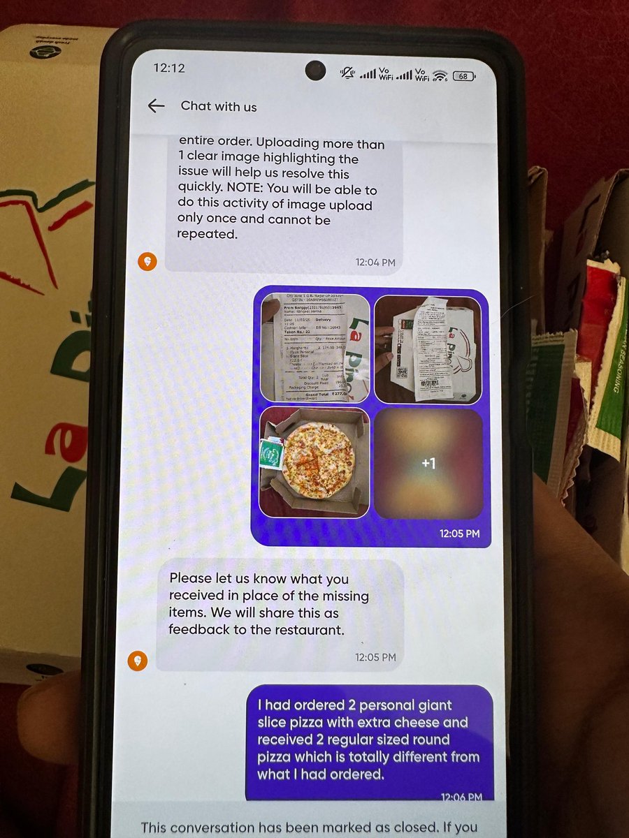 HBKid_Official's tweet photo. This is the response I am getting from Help section of Swiggy 👏🏻 @Swiggy https://t.co/pWS9f5OZry