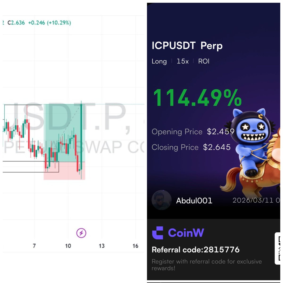 Trading should make you happy, but avoid letting emotions control your decisions. Always follow your strategy and risk management.
#officialcoinw