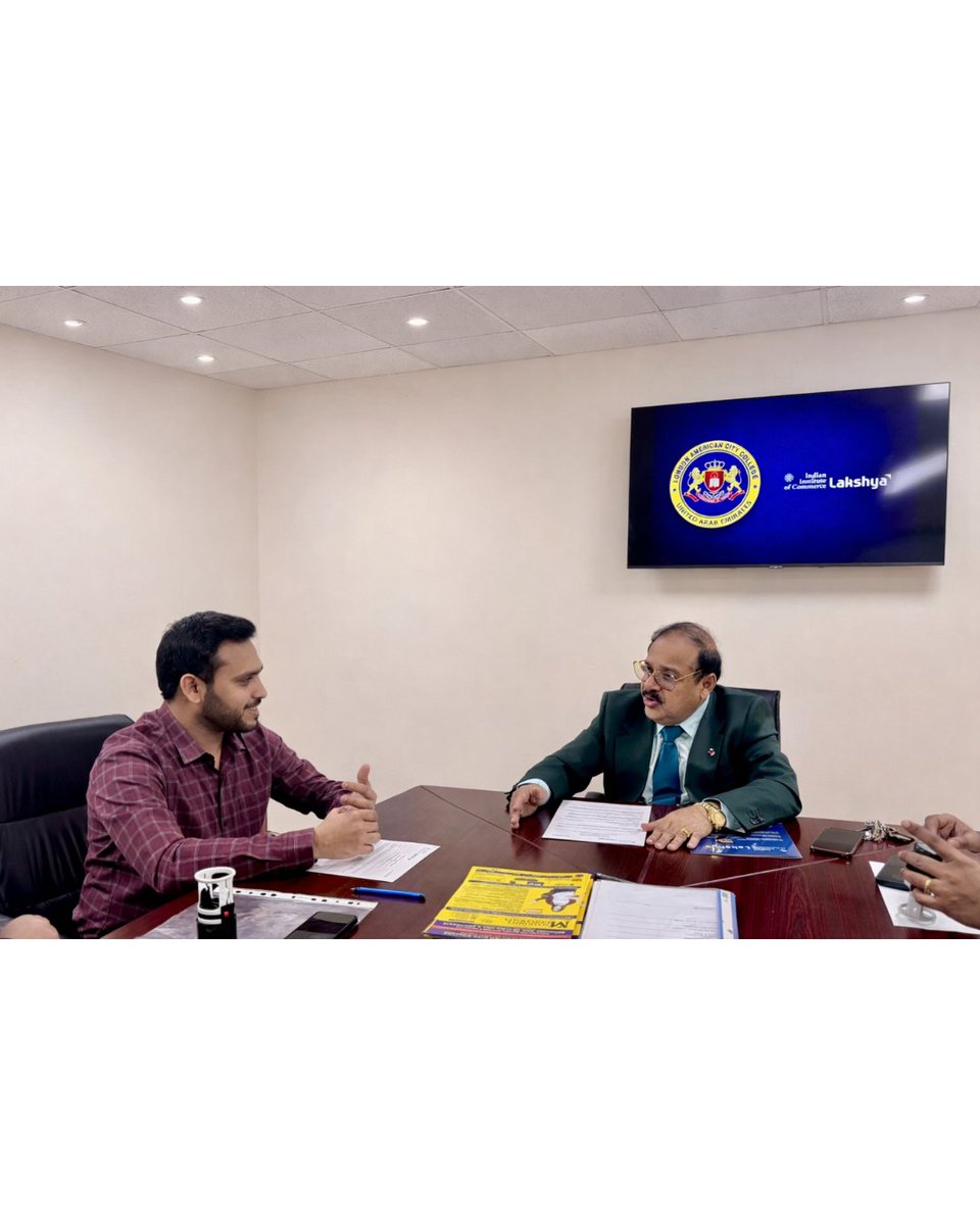 laccuae's tweet image. 🌍 London American City College signs an MoU with Indian Institute of Commerce, Lakshya to strengthen global education pathways and connect professional qualifications with higher education opportunities in the UAE.

#LACC #IICLakshya #UAEEducation #GlobalCareers