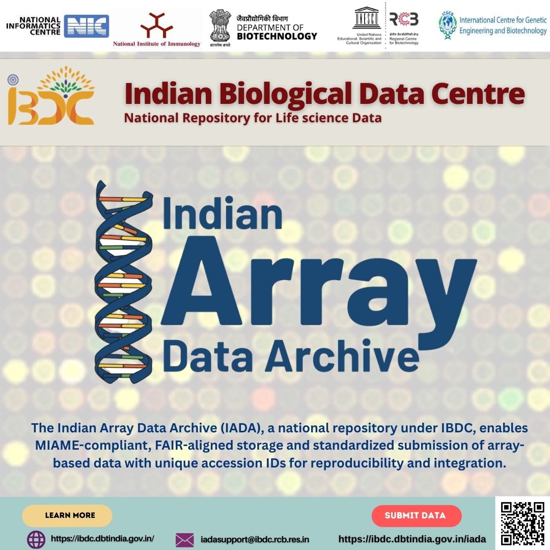 IBDC (Indian Biological Data Centre) tweet media