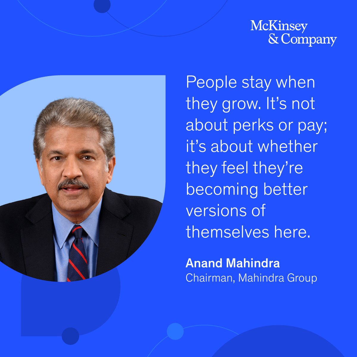 McKinseyIndia's tweet photo. In our latest #LeadingAsia interview, @anandmahindra discusses why the most resilient organisations prioritise personal evolution over rigid career paths. 

Read the full conversation on the future of talent: https://t.co/RVP6Gdiy6f

#McKinsey https://t.co/VmoqoUIcQy