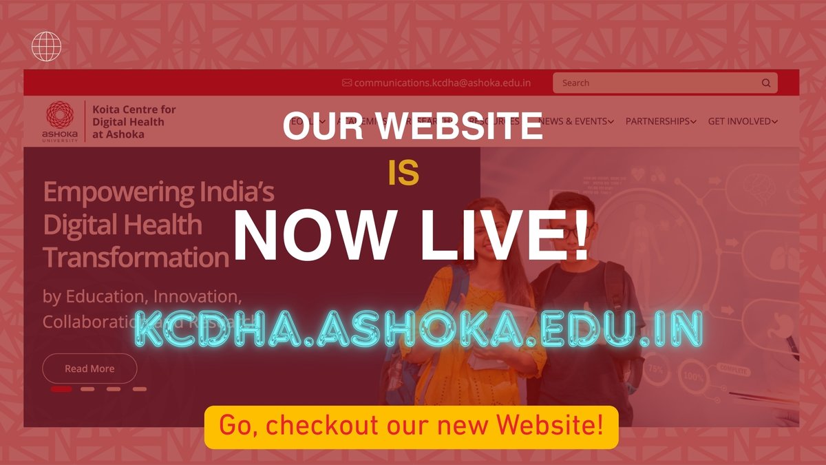 Koita Centre for Digital Health - Ashoka (KCDH-A) tweet media