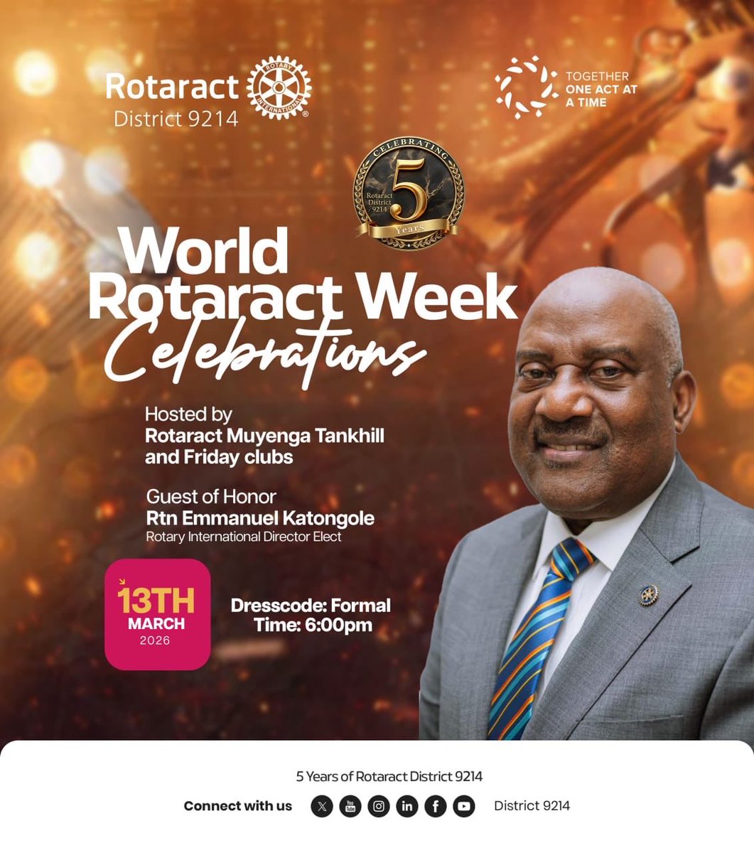 Rotaract Club of Muyenga Tankhill tweet media