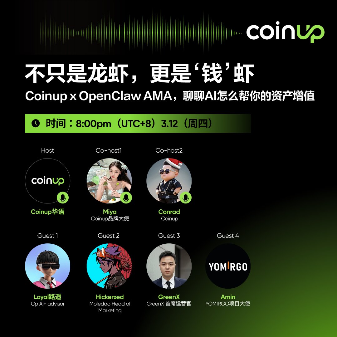 CoinUp.io 华语 tweet media