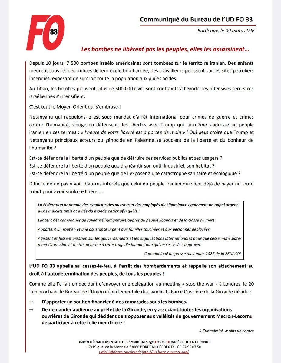 UD FO 33 tweet media