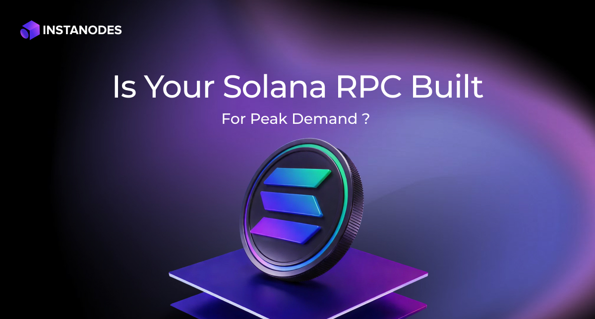 instanodes's tweet photo. Downtime during traffic spikes costs revenue. 

Learn how optimized Solana RPC infrastructure maintains uptime and ensures consistent performance.

Read more >> https://t.co/VvjE34NjAU

#SolanaRPC #Solana #RPC #RPCNode #Blockchain #Web3 https://t.co/6oF7LTKjCq