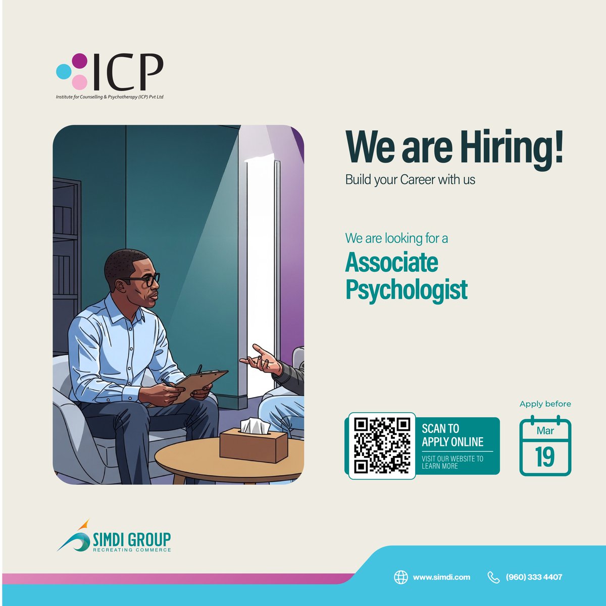 JOIN OUR TEAM! 
If you feel this position offers you the opportunity to seek progress in your career, apply directly through our portal: career.simdi.com