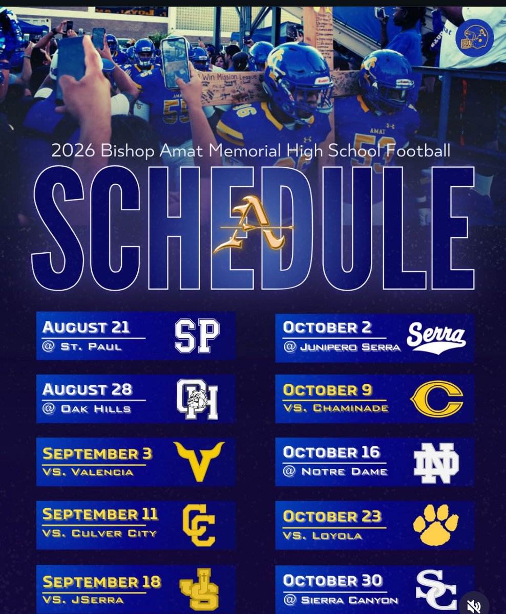 Bishop Amat Football tweet media