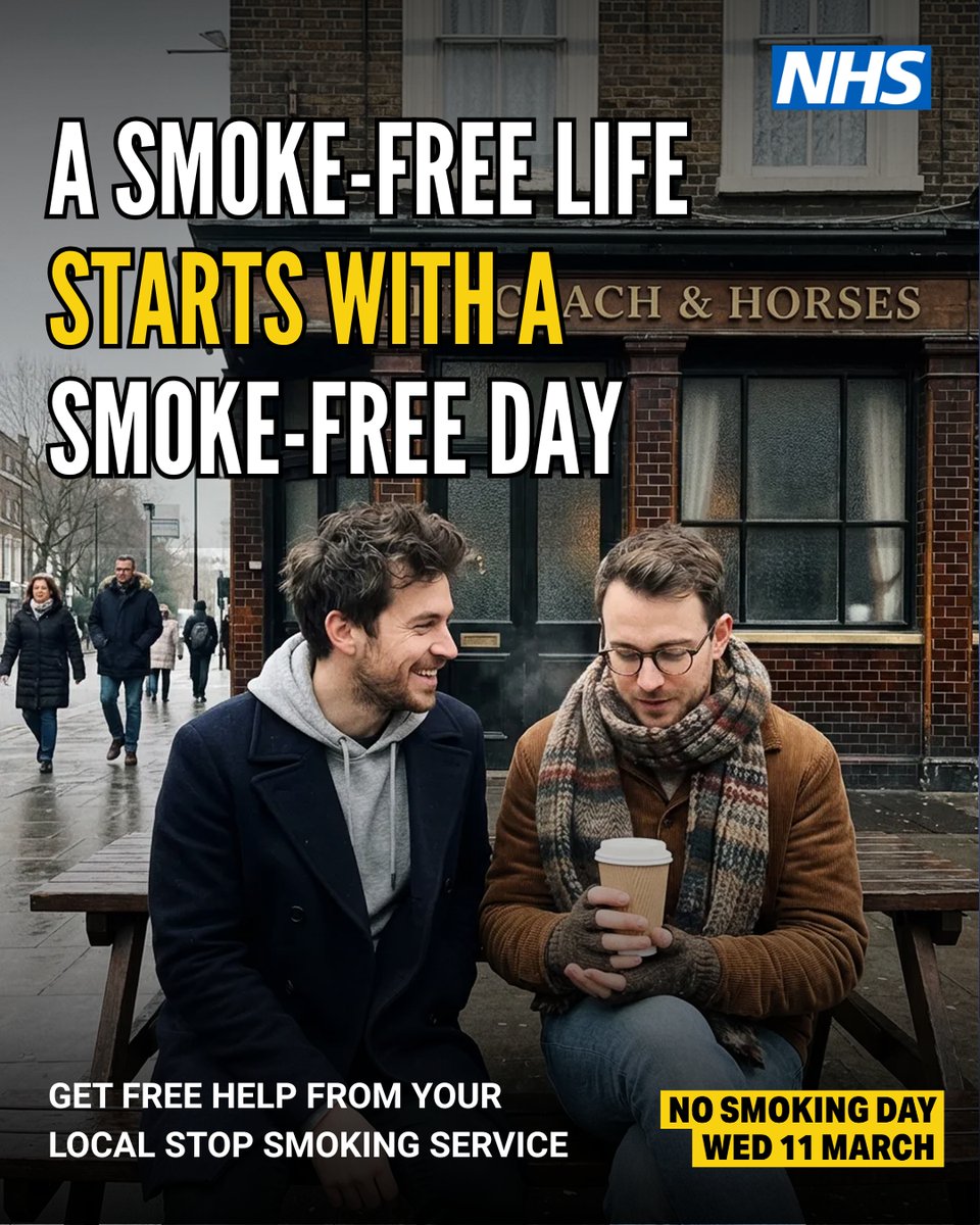 haringeycouncil's tweet image. 🚭 With the right help, you're up to 3x more likely to quit smoking for good this No Smoking Day.

🔗 Get local support from One You Haringey: oneyouharingey.org/smoke-free

#NoSmokingDay