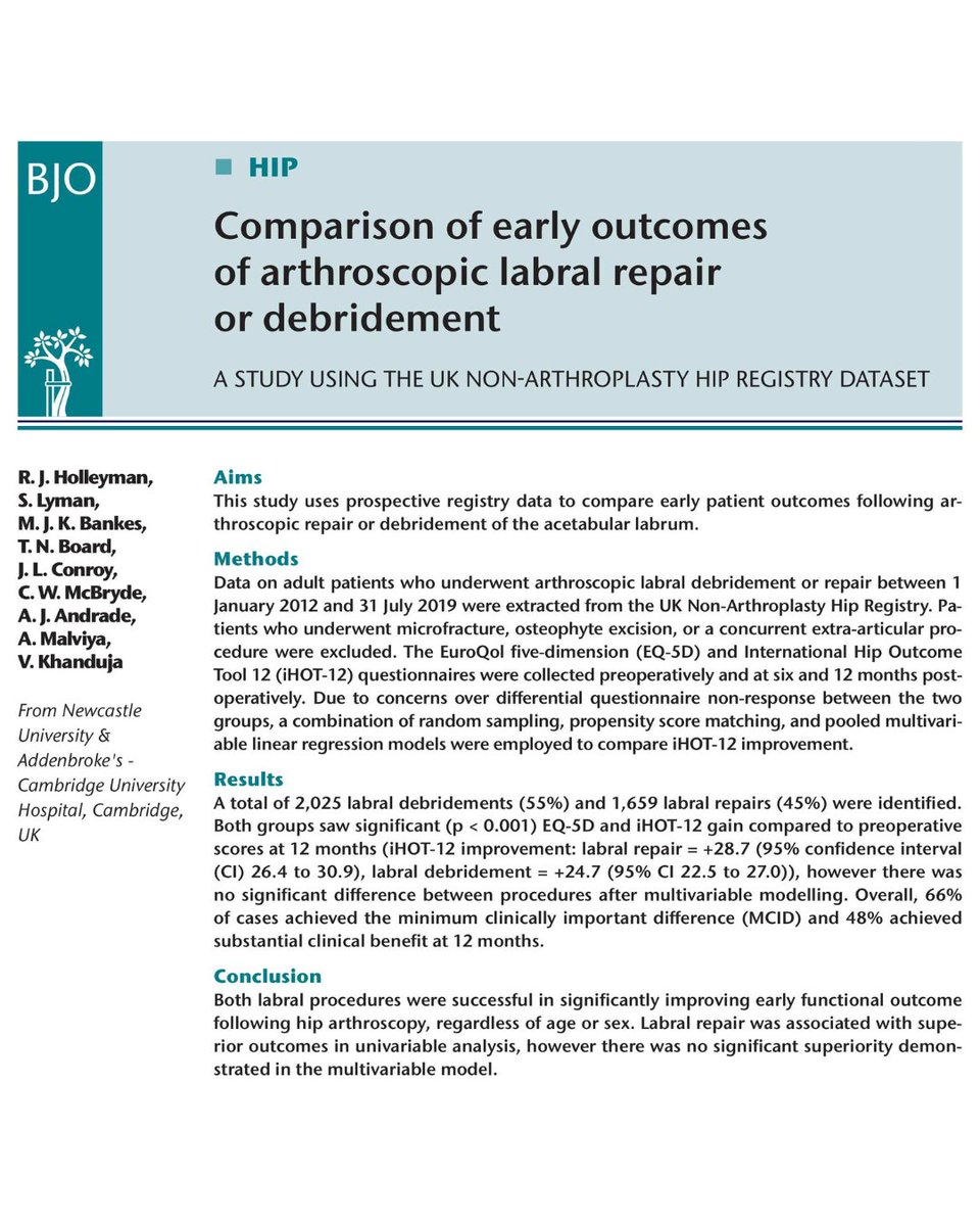 Bone & Joint Open tweet media
