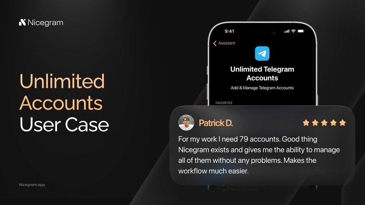 Nicegram tweet media