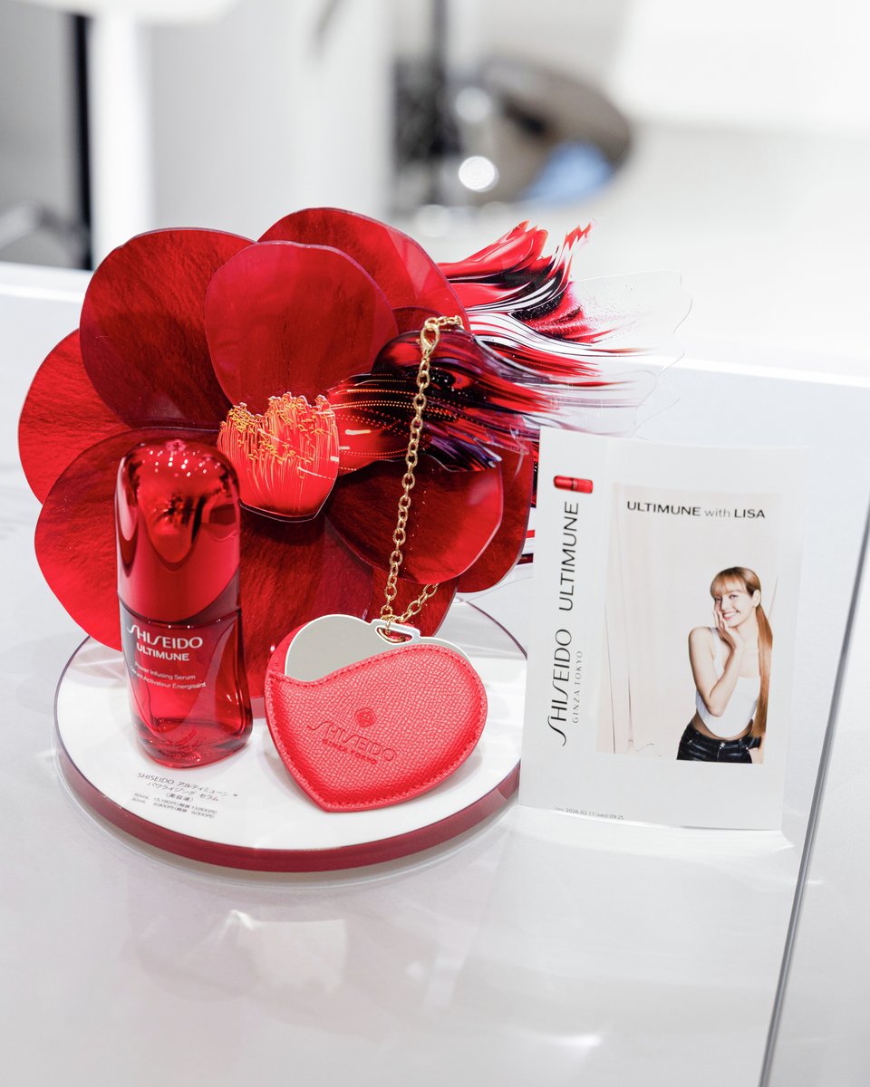 本日より開催✨／ ＜SHISEIDO＞ULTIMUNE with LISA POP UP EVENT