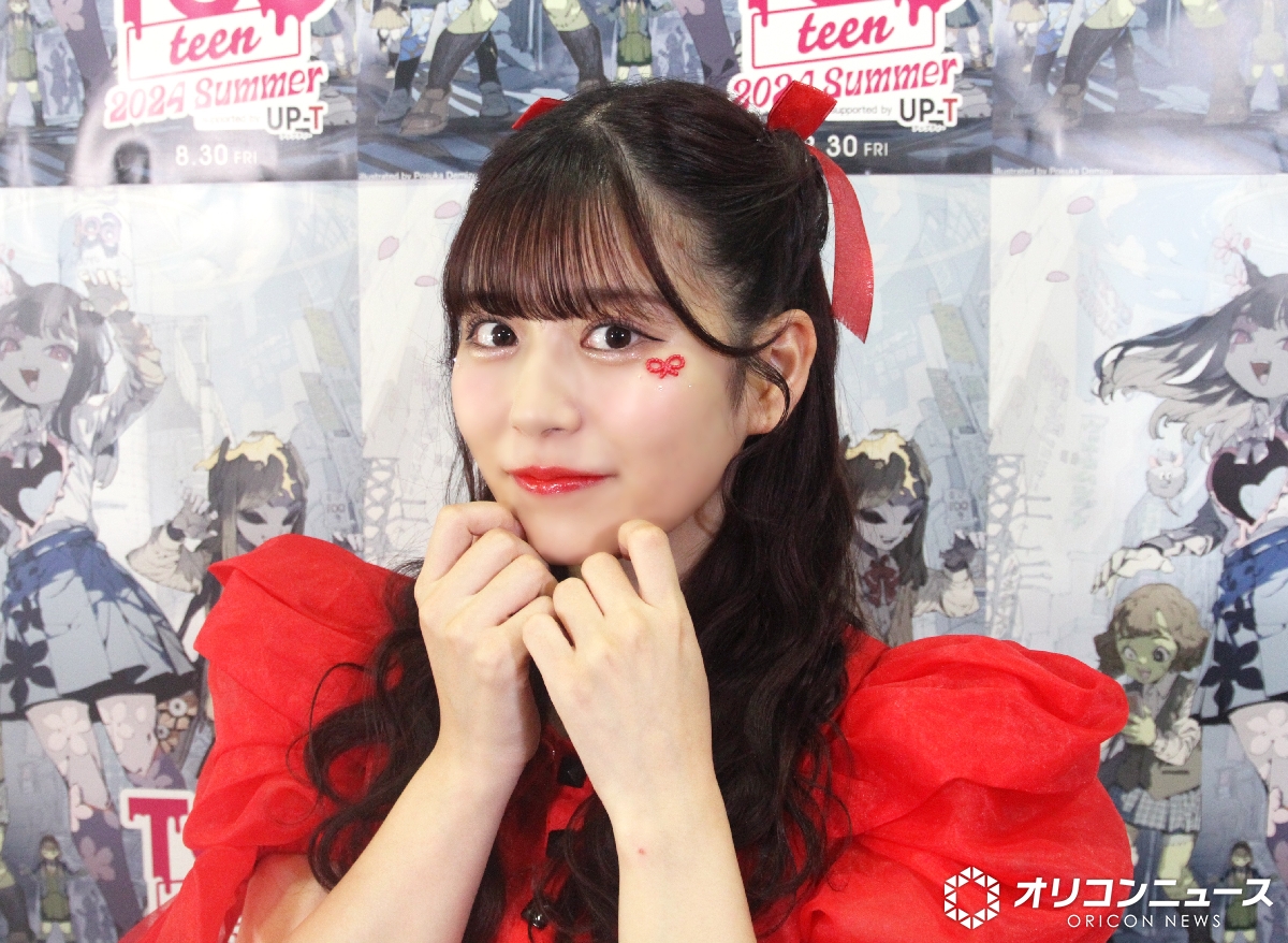 oricon's tweet photo. 【テレ朝 改編説明会】
カワラボ.“赤色”メンバー5人の新番組決定
『ハマスカ放送部』は終了
https://t.co/AIxENcxbWw
⠀
KAWAII LAB. 赤色サンチーム（FRUITS ZIPPER月足天音、CANDY TUNE立花琴末、SWEET STEADY白石まゆみ、CUTIE STREET佐野愛花、MORE STAR山本るしあ）の『START UP！ドリームエンタ 』が4/6(月)スタート。
