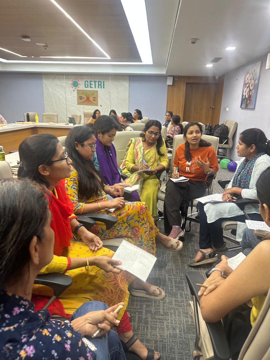GetriGuvnl's tweet photo. 🌸 Celebrating Strength, Identity, and Change – International Women’s Day 2026 at GETRI 🌸
GETRI organized a series of inspiring workshops for women employees of Guvnl and its group companies on 6–7 March 2026 to celebrate International Women’s Day. #WomenEmpowerment #GETRI 🌸 https://t.co/iSsb0jpCpF