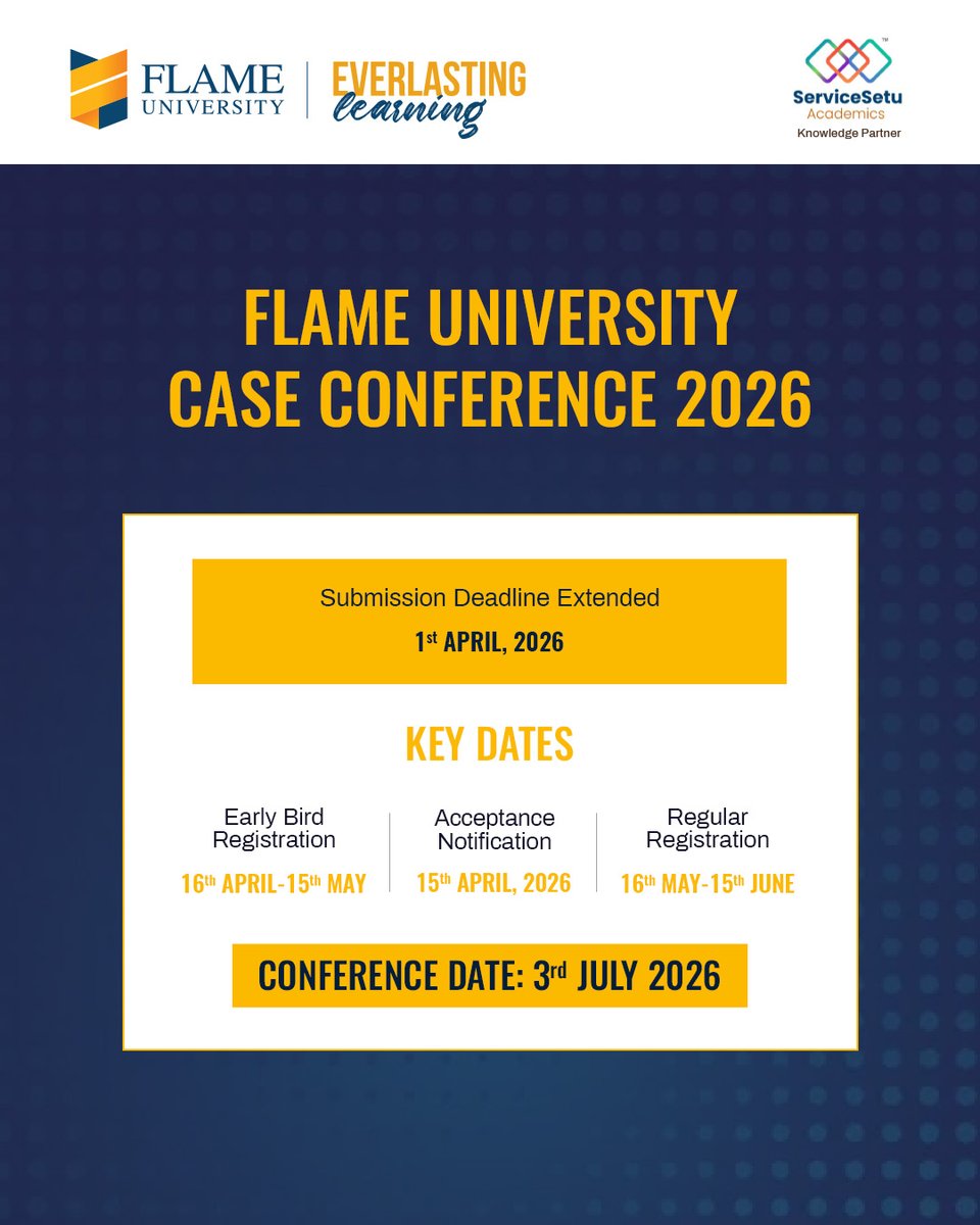 FLAME University tweet media