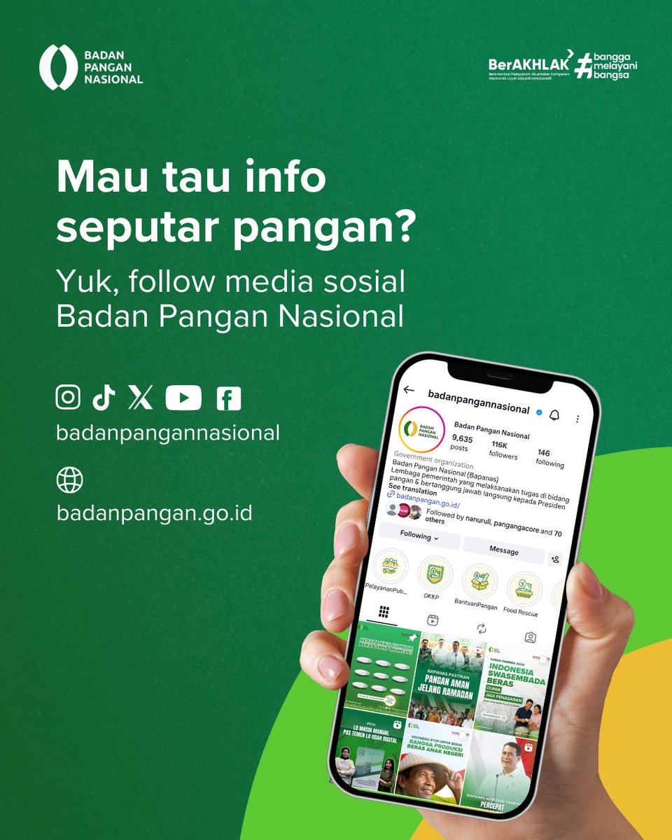 BADAN PANGAN NASIONAL tweet media