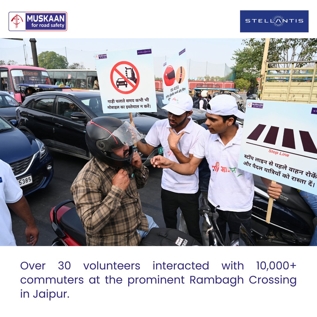 MUSKAAN: foundation for road safety tweet media