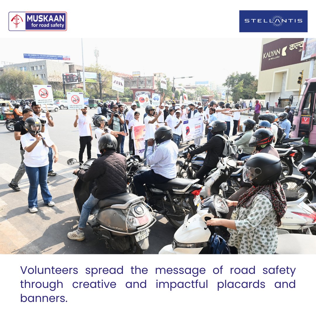 MUSKAAN: foundation for road safety tweet media