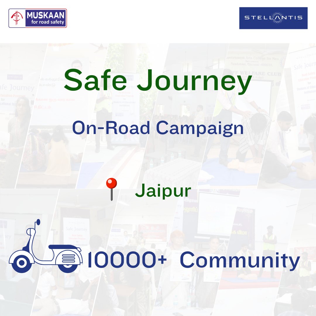 MUSKAAN: foundation for road safety tweet media