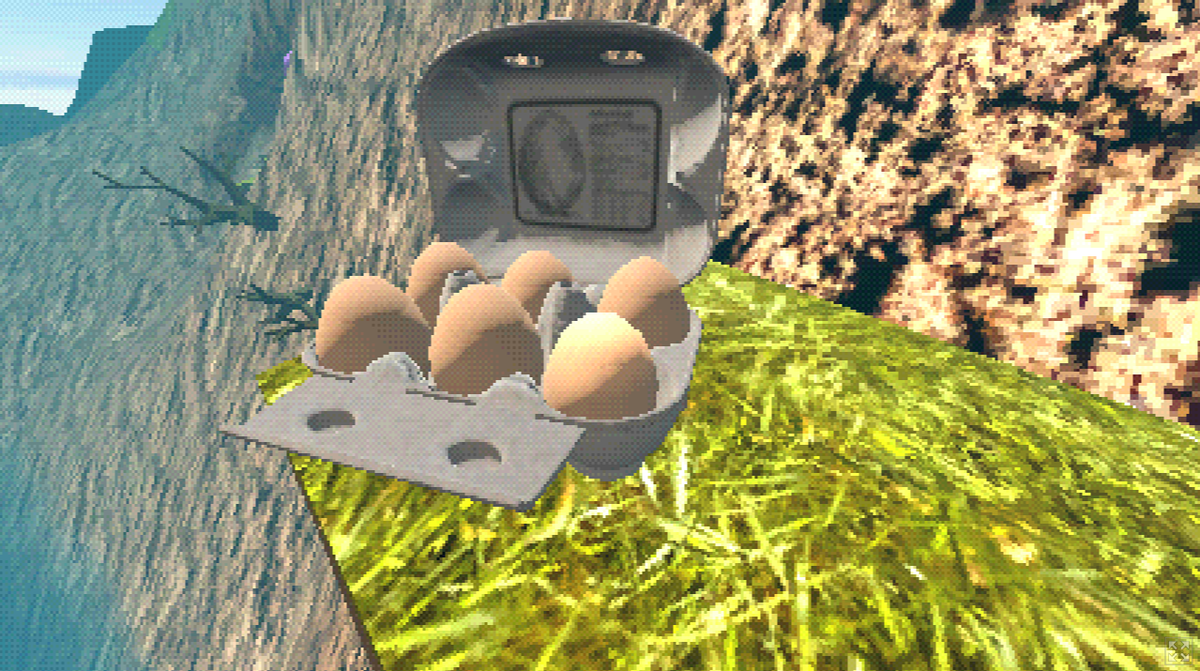 knshtyk's tweet photo. 昨晩はこのゲームを遊んでいました。Super HexagonやVVVVVVの作者Terry Cavanaghによる「Egg」
パック卵に詰め替えられた卵を操作して、とある場所を目指す…よくある登坂系ゲームなんだけどレベルの作り込みやコンセプトが秀逸で、やりはじめると最後までプレイことになるので注意してください(煽り) https://t.co/uYRXIznr09
