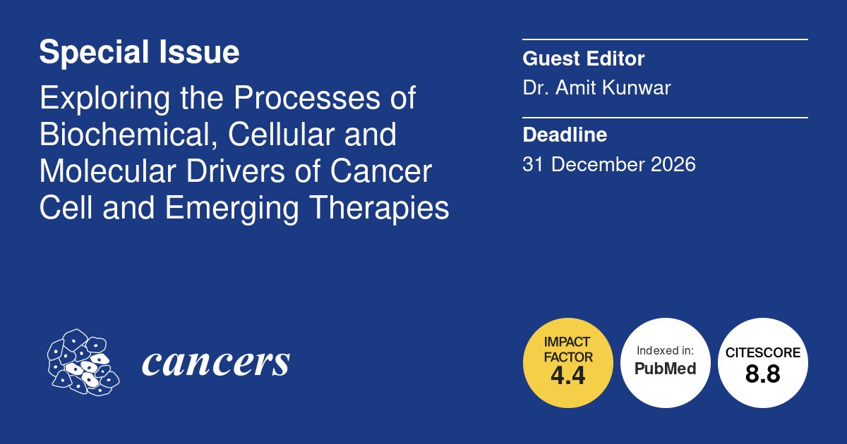 Cancers MDPI tweet media