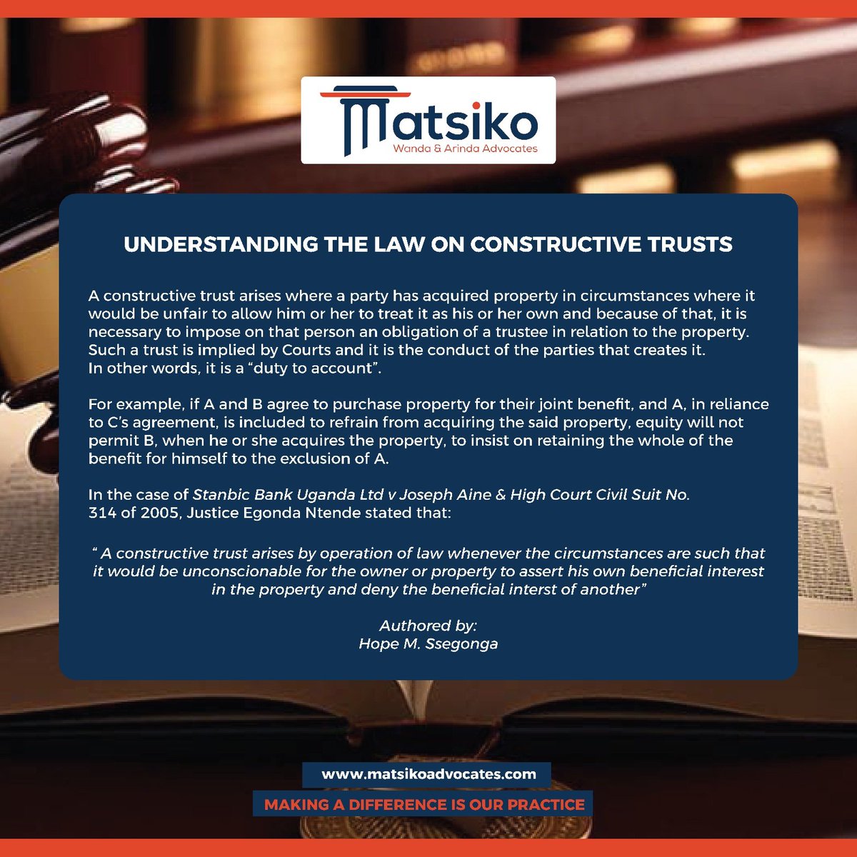 Matsiko, Wanda & Arinda, Advocates tweet media