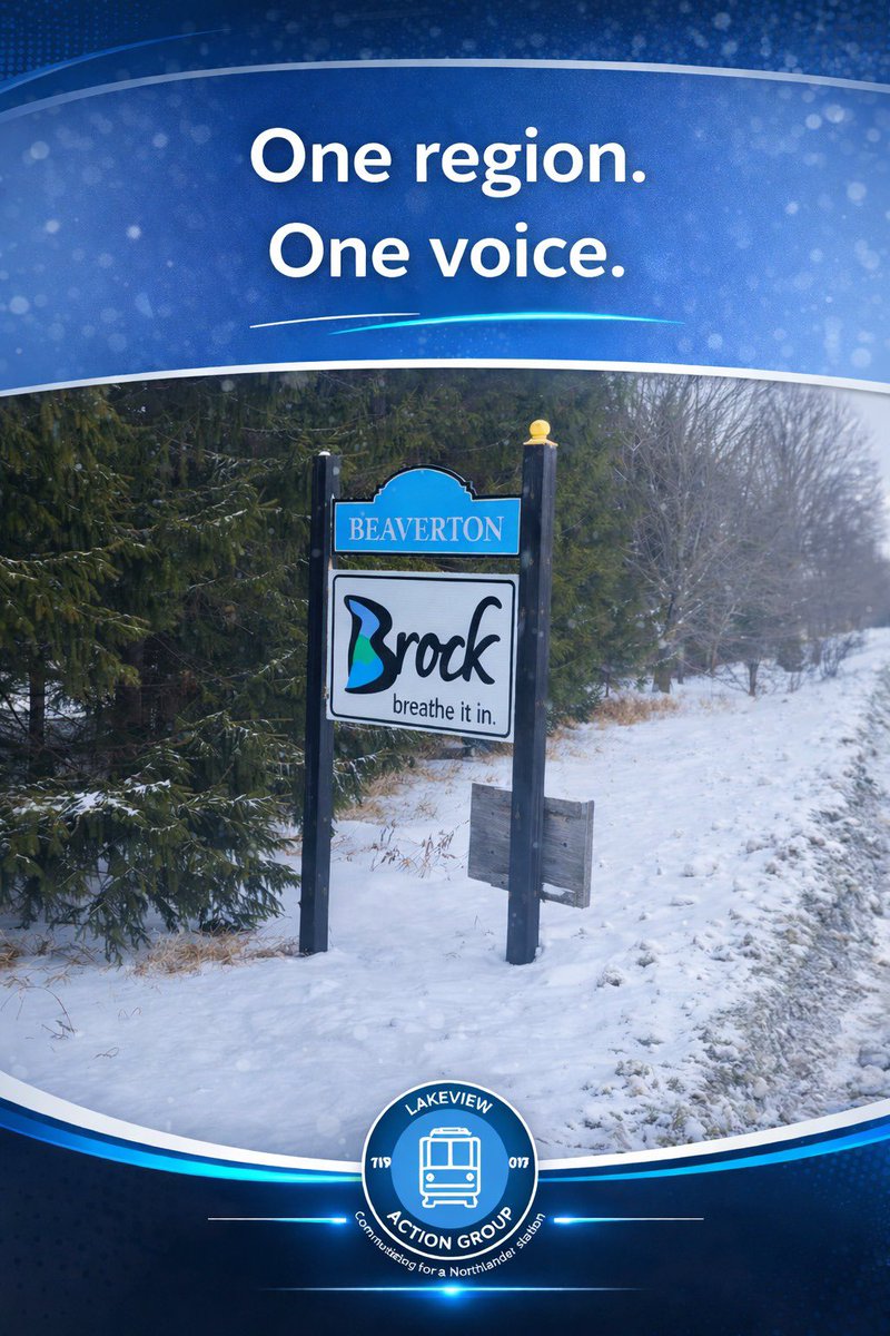 LakeviewGroup_'s tweet photo. South Lake Simcoe deserves fair transit.

A Northlander Station at Thorah Park Blvd, would connect our communities to opportunity, accessibility, and growth.

Local voices are speaking up.
🚉

#LakeSimcoe #FairTransit #Northlander https://t.co/szdRwjaiOX
