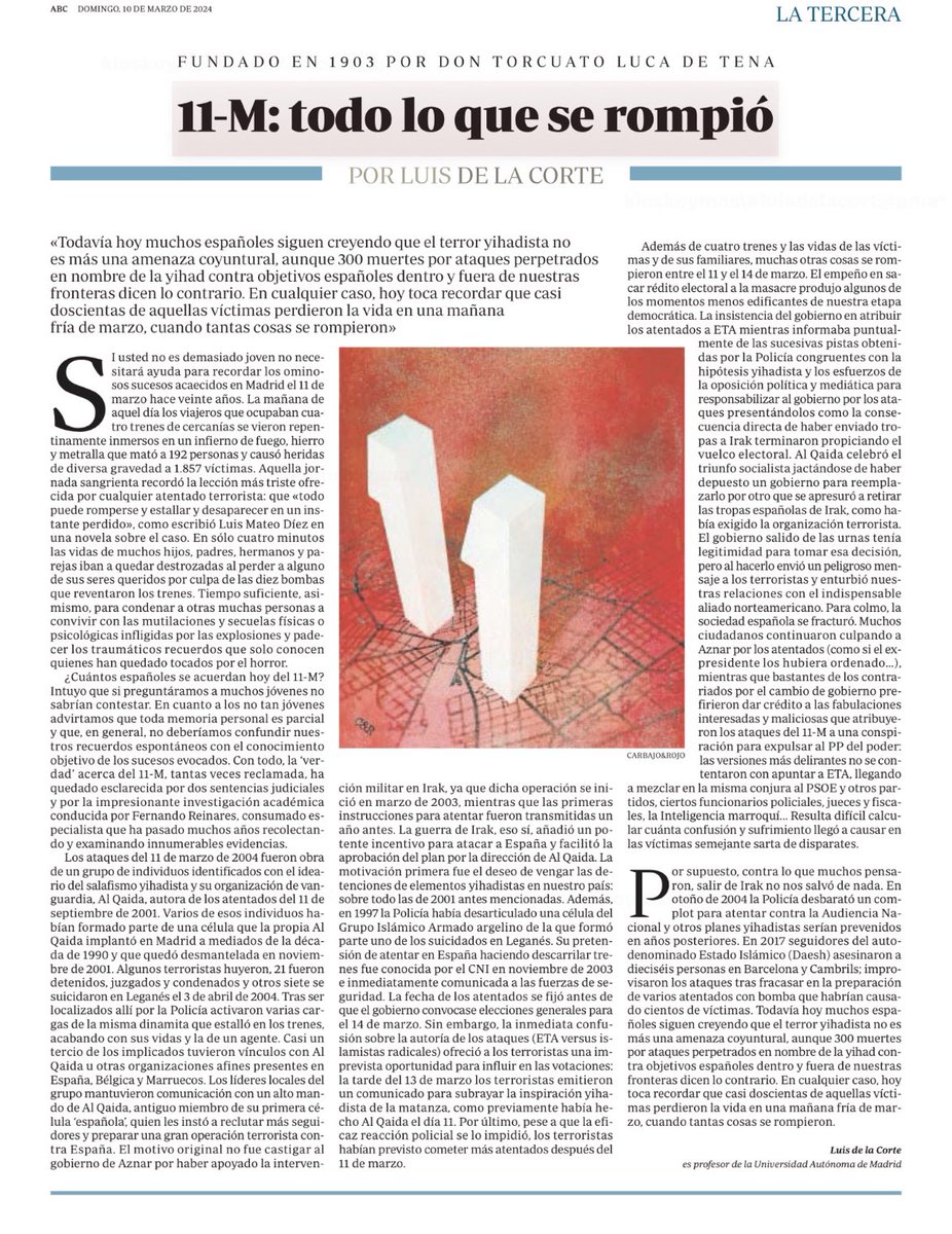 Luis de la Corte Ibáñez tweet media