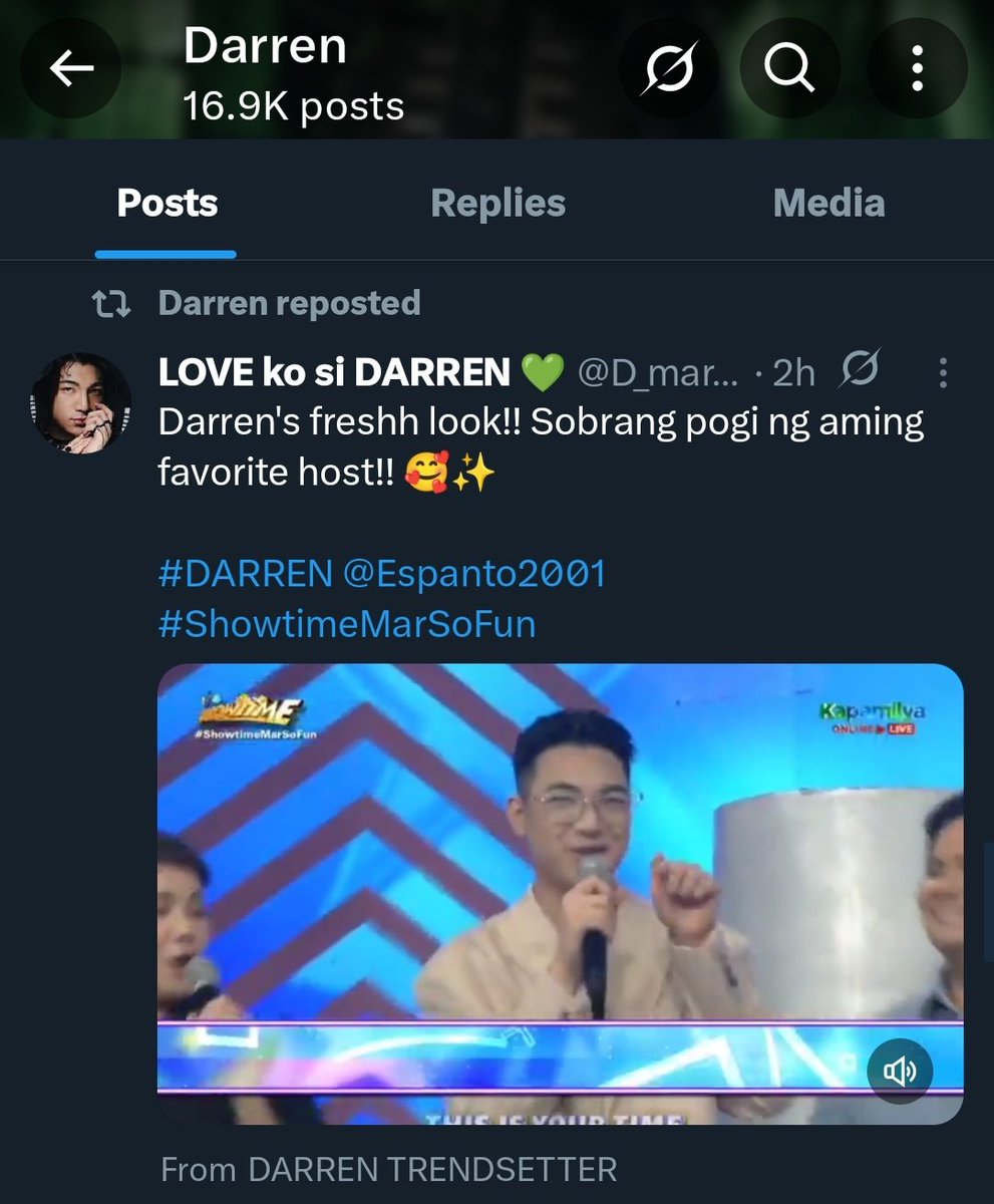 iLoveDarren_24's tweet photo. Sobrang nakakahappy at nakaka-tanggal ng stress!! I love youu so much D!!π₯Ήπ₯° Thank youu for always completing my day!! I miss youu @Espanto2001 π€β€οΈπ
#DARREN @Espanto2001
#ShowtimeMarSoFun https://t.co/pfwTgldmue