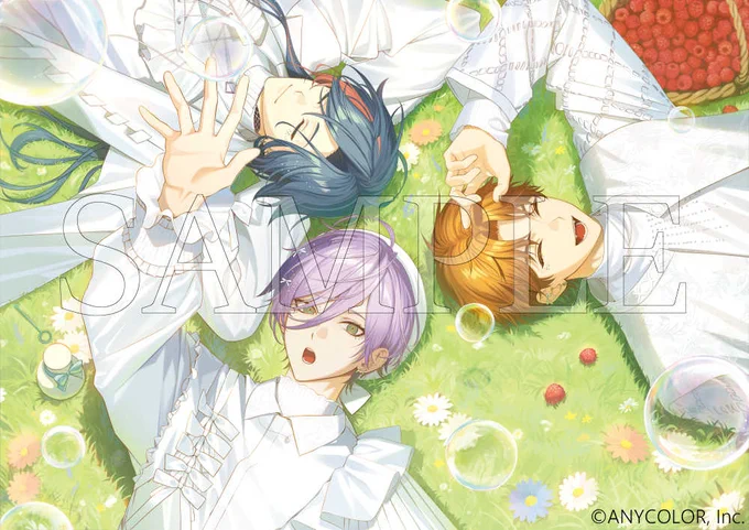 『3SKM 2nd Anniversary』にて白衣装のビジュアルを担当させて頂きました。よろしくお願いします 2周年おめでとうございます! #3SKM_2ndANV